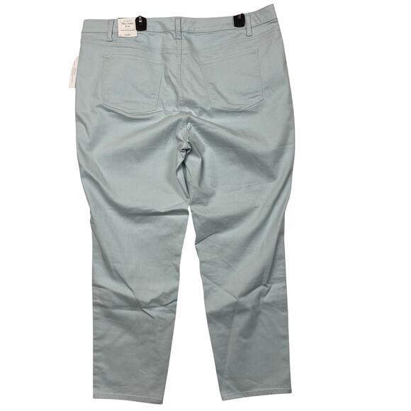 Talbots Light Blue Slim Ankle Jeans Size 20W - Picture 2 of 8